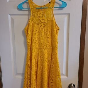 Mustard yellow dress size small